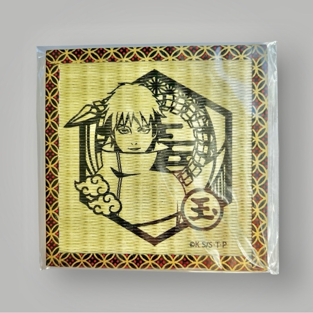 NARUTO Shippuden Collectible Souvenir Tatami Coaster “3.8 In” Japan Import New